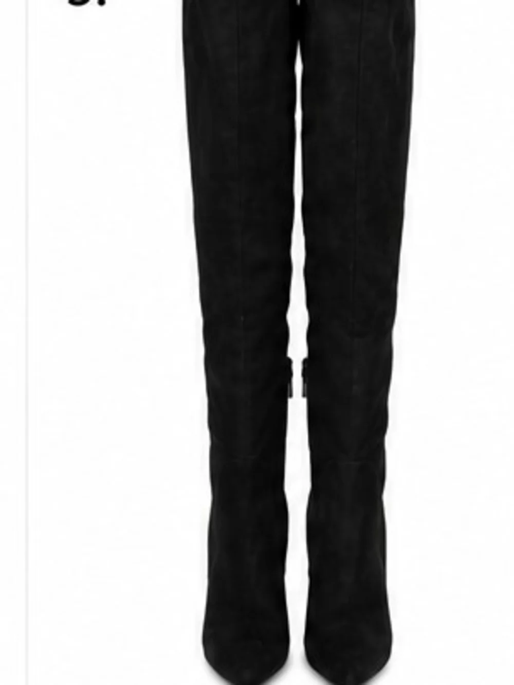 VENUS Black Over-the-Knee Stiletto Boots